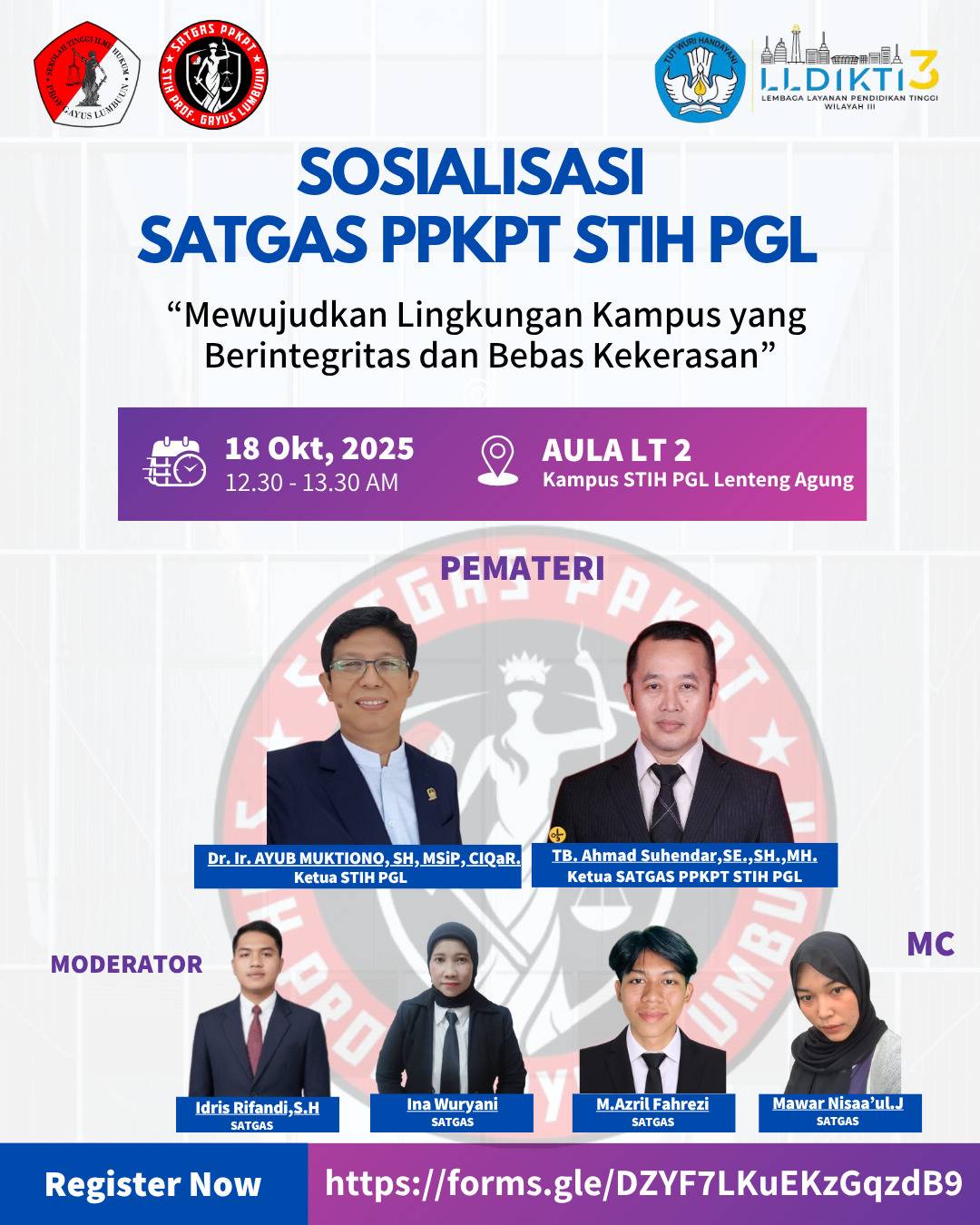 sosialisasi satgas ppkpt